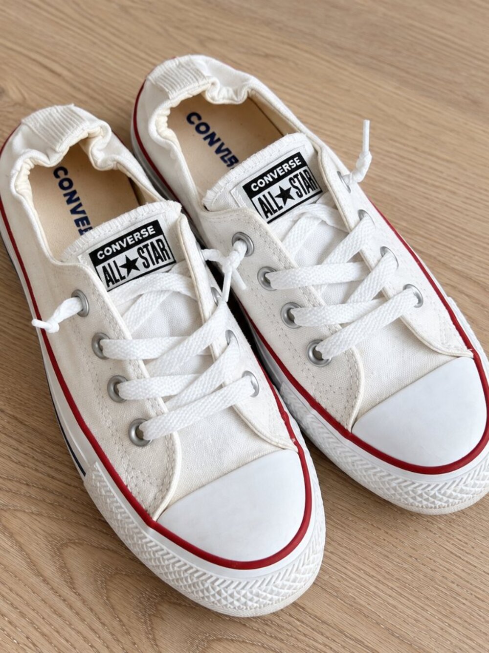Converse Chuck Taylor All Star Shoreline White Slip-On Sneakers